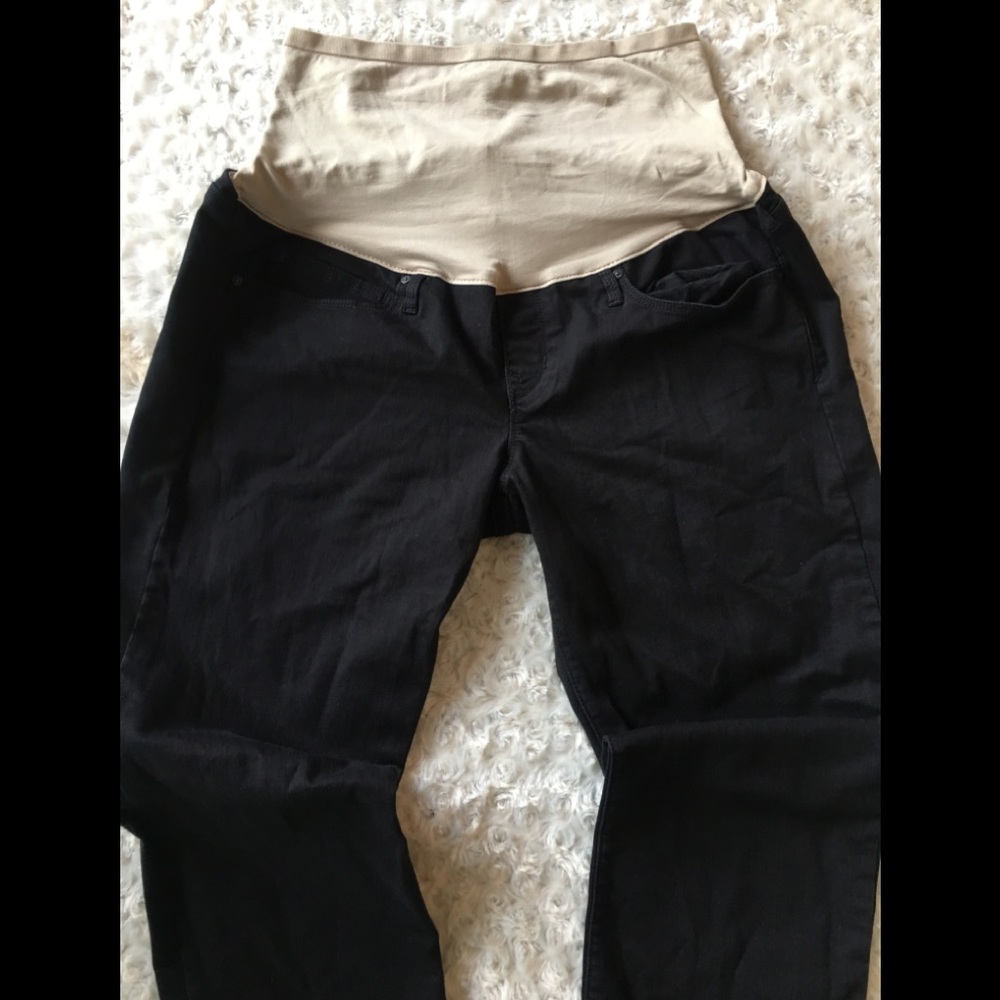 Gap maternity jeggings jean size 6/28 black